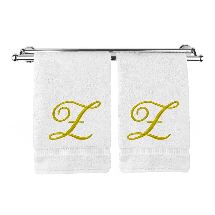 White and 2024 gold decorative towels